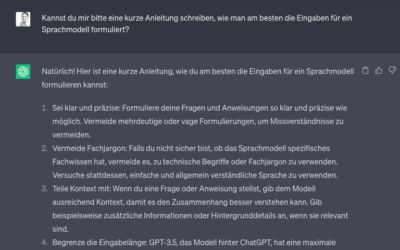 Prompt Leitfaden: bessere Ergebnisse aus ChatGPT und Co holen